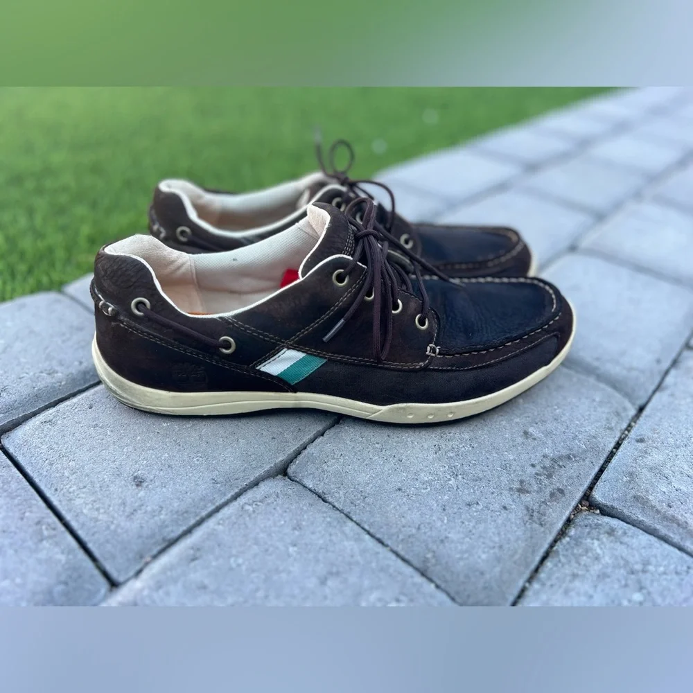 Timberland Earthkeepers Shoes Mens Size 12 Boat Brown Leather